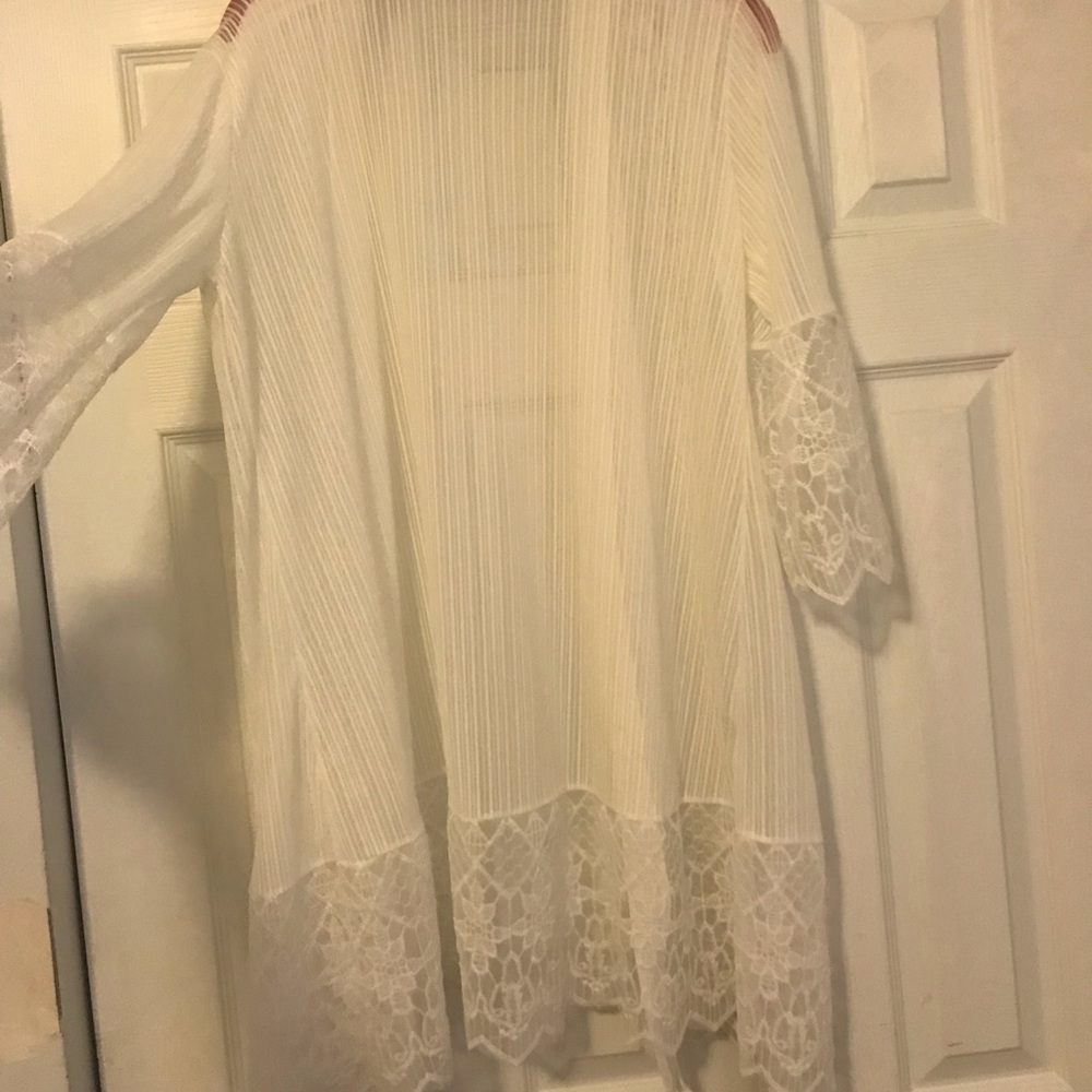 Sheer Cardigan never worn (no tag)